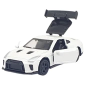 Çek Bırak Metal Küçük Arabalar 8 cm - 6411A - Beyaz thumbnail 3