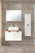 80 cm Aren Banyo Dolabı + 30 cm Aren Boy Dolabı - 1