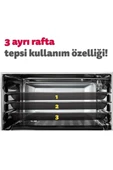 Simfer 4502 45 lt Beyaz Midi Fırın - 5