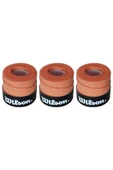 Wilson Turuncu Comfort Bowl O'grips 3 Adet Grip Tenis Raketi Gribi Kiremit Renkli Tenis Gribi - 1