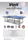 Voit VOİT TTB3 MASA TENİSİ MASASI - 1VTAKTTB3 - 3