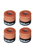 Wilson Comfort Bowl O'grips 4 Adet Grip, Tenis Raketi Gribi Kiremit Renkli - 1