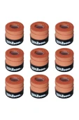 Wilson Comfort Bowl O'grips 9 Adet Grip, Tenis Raketi Gribi Kiremit Renkli - 1
