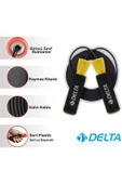 Delta Deluxe Sünger Tutamaçlı Rulmanlı Ayarlanabilir Atlama İpi 265ISERI thumbnail 5