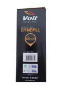 Voit Gymball 65 cm Pompalı Siyah Pilates Topu Sarı thumbnail 8