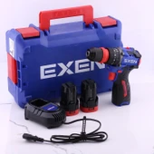 Exen EN 162 DS Kömürsüz Darbeli Akülü Matkap 16V 2Ah Li-ion Hızlı Şarj Led Işıklı Taşıma Çantalı thumbnail 5