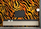 3 Boyutlu Leopar Motif Desenli Duvar Kağıdı - 3