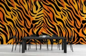 3 Boyutlu Leopar Motif Desenli Duvar Kağıdı - 5