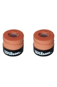 Wilson Comfort Bowl O'grips 2 Adet Grip, Tenis Raketi Gribi Kiremit Renkli - 1