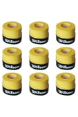 Wilson Comfort Bowl O'grips 9 Adet Grip, Tenis Raketi Gribi Sarı - 1