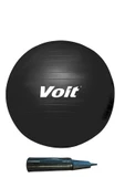 Voit Gymball 65 cm Pompalı Siyah Pilates Topu Siyah thumbnail 1