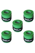 Wilson Comfort Bowl O'grips 5 Adet Grip, Tenis Raketi Gribi Yeşil - 1