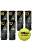 Wilson 6 Kutu Us Open Tenis Topu Vakum Ambalajda thumbnail 1