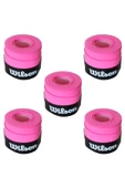 Wilson Comfort Bowl O'grips 5 Adet Grip, Tenis Raketi Gribi Pembe - 1