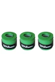 Wilson Comfort Bowl O'grips 3 Adet Grip, Tenis Raketi Gribi Yeşil - 1