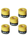 Wilson Comfort Bowl O'grips 5 Adet Grip, Tenis Raketi Gribi Sarı - 1