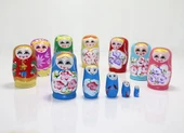 5'li Ahşap Matruşka Alk1204 - 1