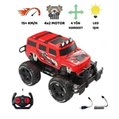 Uzaktan Kumandalı Şarjlı Off - Road Aracı U/K 1/12 - Kırmızı - 1