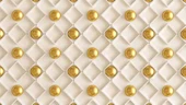3 Boyutlu Altın Küre Beyaz Kare Desen Duvar Kağıdı Baskı thumbnail 7