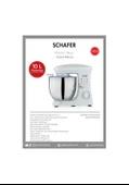 Schafer Prochef Maxi 2000 W Beyaz 10 lt Stand Mikser thumbnail 2