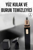 Seyahat Tipi Mini Taşınabilir Siyah Burun Kulak Yanak Kıl ve Tüy Temizleme Makinesi thumbnail 2