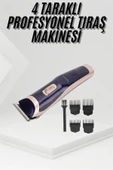 Tıraş Makinesi 4 Başlıklı Paslanmaz Çelik Bıçaklı Tüm Saç Tiplerine Uygun thumbnail 3
