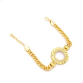 Altın Kaplama Çeyrek Çerçeve Bileklik BLK-1131 thumbnail 1