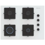 Profilo OE37P2P10D Beyaz Cam Ankastre Ocak thumbnail 1