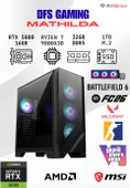 DFS GAMING MATHILDA RYZEN 7 9800X3D-B650M-RTX 5080 16GB-32GB DDR5 RAM-1TB M.2 SSD-OYUNCU BİLGİSAYARI thumbnail 1