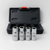 Saplama Sökme Lokma Seti 4 Parça Kırık Vida Civata Çıkarma Takımı Dayanıklı Lokma Anahtar Seti thumbnail 1