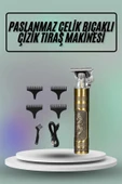 Saç Sakal Vücut Tıraş Makinesi Çizik Atma Makinesi Paslanmaz Çelik thumbnail 2