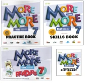 Kurmay ELT More and More 7. Sınıf MORE&MORE PRACTICE BOOK & SKILLS BOOK & DICTIONARY & READERS (4lü SET) - 1