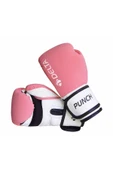 Delta Punch Dura-Strong Pembe-Beyaz Boks Eldiveni 10 - 1