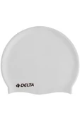 Delta Unisex 100 Adet Silikon Bone Karma Renk Silikon Yüzücü Bonesi - 5