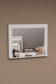 DF06102 Raflı Dekoratif Duvar Aynası Makyaj Aynası thumbnail 1