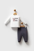 U.S. Polo Assn Erkek Bebek 3'lü Takım Füme thumbnail 2
