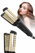 Profesyonel Seramik Kaplama Saç Şekillendirici Wag Maşa Isı Ayarlı thumbnail 1