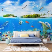 Ada ve Deniz Altı Hayvanlar Duvar Kağıdı thumbnail 2