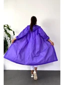 Kadın Erkek Yağmurluk Kapüşonlu Çıtçıtlı Eva mor Yağmurluk M21mrc881r03 thumbnail 2