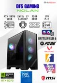 DFS GAMING NOLAN INTEL I7 14700KF-B760M WIFI-RTX 5070 12GB-32GB DDR5 RAM-1TB M.2 SSD-OYUNCU BİLGİSAYARI thumbnail 1