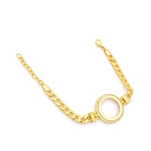 Altın Kaplama Yarım Çerçeve Bileklik BLK-1132 - 1