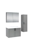 80 cm Riva Banyo Dolabı + 30 cm Riva Boy Dolabı - 4
