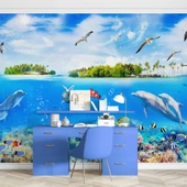 Ada ve Deniz Altı Hayvanlar Duvar Kağıdı thumbnail 3