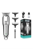3 Taraklı Saç Sakal Düzeltici Traş Makinesi Seti Paslanmaz Çelik thumbnail 5
