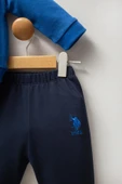 U.S. Polo Assn Erkek Bebek 2 li Takım Cobalt Mavi thumbnail 4