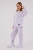 U.S. Polo Assn Kız Çocuk Eşofman Takımı Lila thumbnail 1