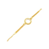 Altın Kaplama Yarım Çerçeve Bileklik BLK-1142 thumbnail 3