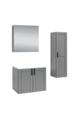 65 cm Riva Banyo Dolabı + 30 cm Riva Boy Dolabı - 4