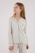 U.S. Polo Assn Kız Çocuk Gömlek Pijama Çay Yeşili - 4