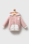 U.S. Polo Assn Kız Bebek Mont Pudra - 1